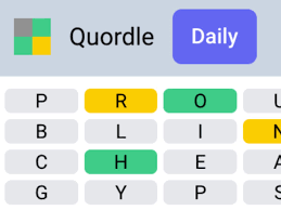 Quordle Hints and Answers for Wednesday, November 22